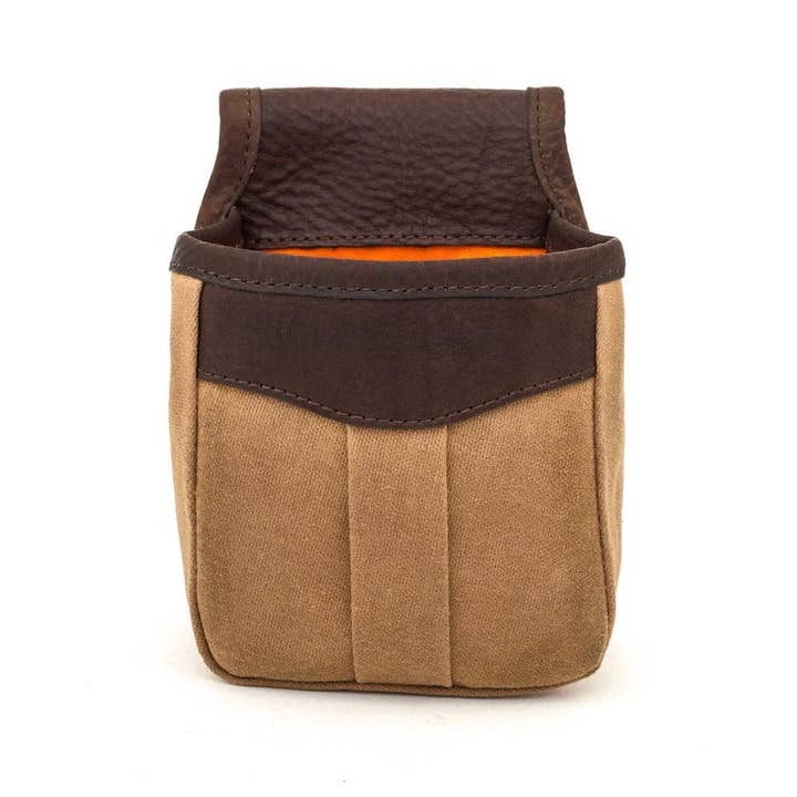 Mission Mercantile Leather Goods - Wholesale Belt Bag - Men's - White Wing Waxed Canvas Hunting Single Belt Pouch