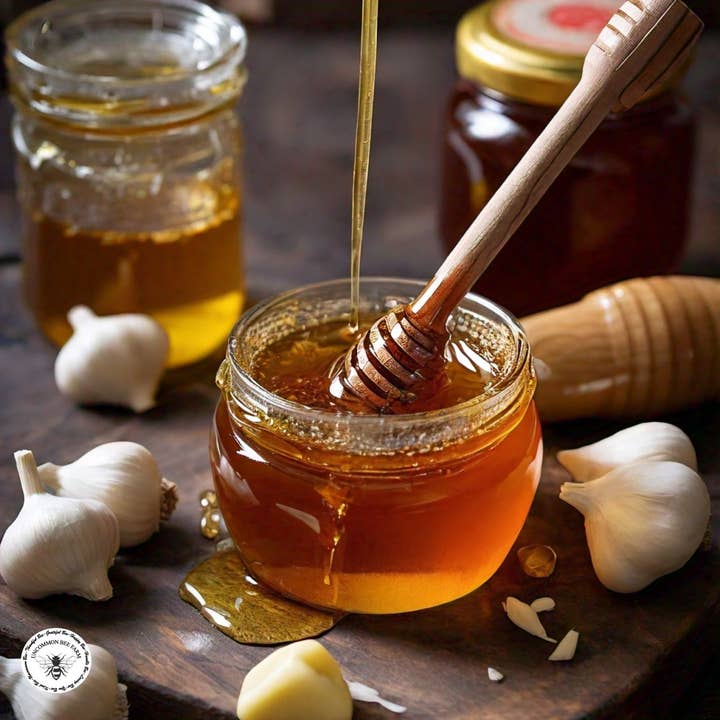 Uncommon Bees - Wholesale Honey - Garlic Infused Honey1