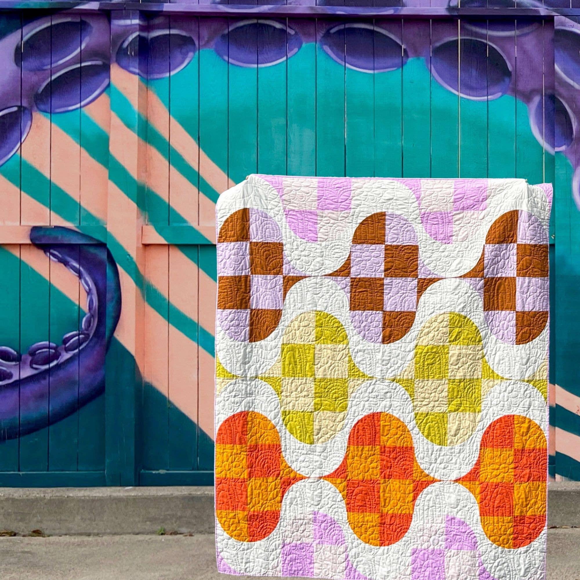 Megan Collins Quilt Design - Wholesale Craft Sewing Kit - Make Waves Quilt Pattern4