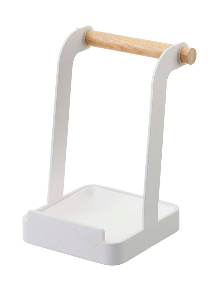 Tosca Ständer für Deckel und Schöpfkelle - Steel + Wood für den Großhandel von Yamazaki Home