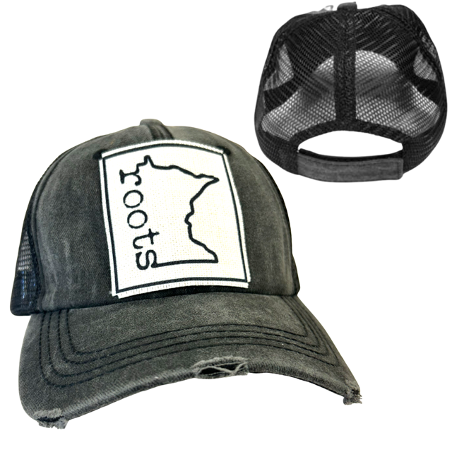 dkhandmade - Wholesale Trucker Hat - Unisex - MINNESOTA ROOTS | UNISEX HAT | DISTRESSED4