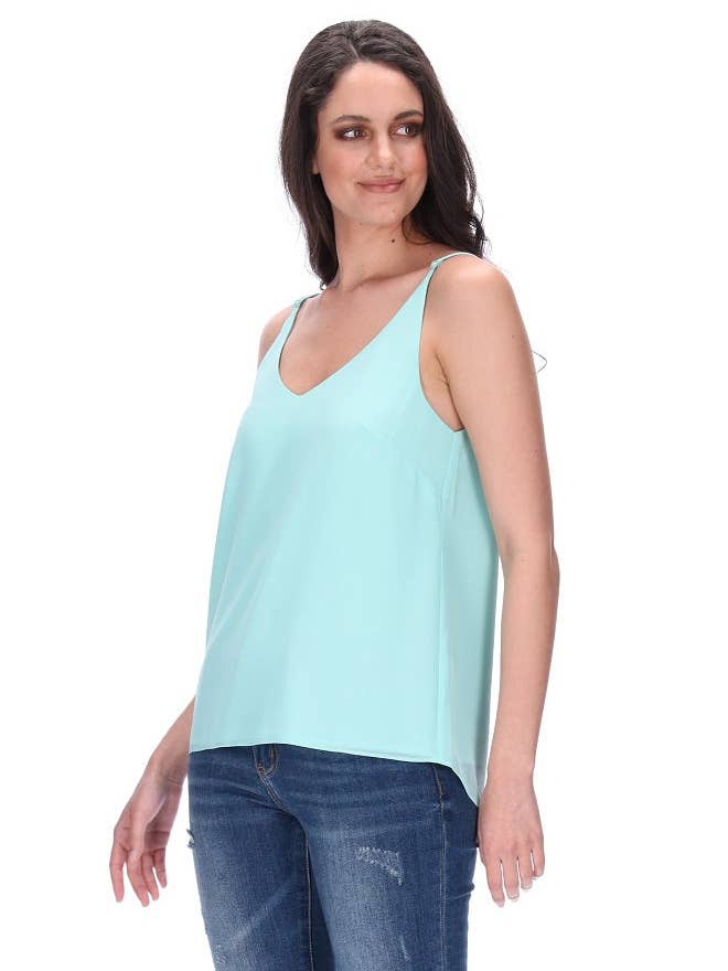 Hadley Singlet Mint for wholesale by Augustine