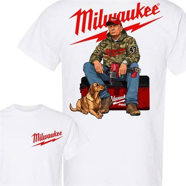 TheKingShirt - Wholesale Graphic Sweatshirt - Women's - Trump Hunter Milwaukee T-Shirt Dog Hunting Outdoor Sweater3