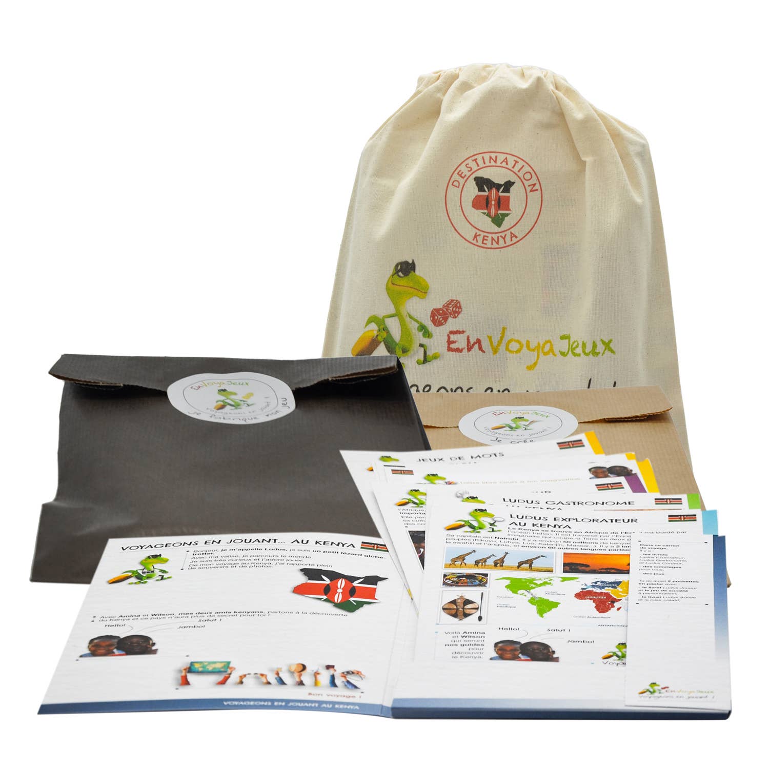 EnVoyaJeux - Wholesale Brain Game - Kids - Let's travel while playing in Kenya - For the curious little ones2