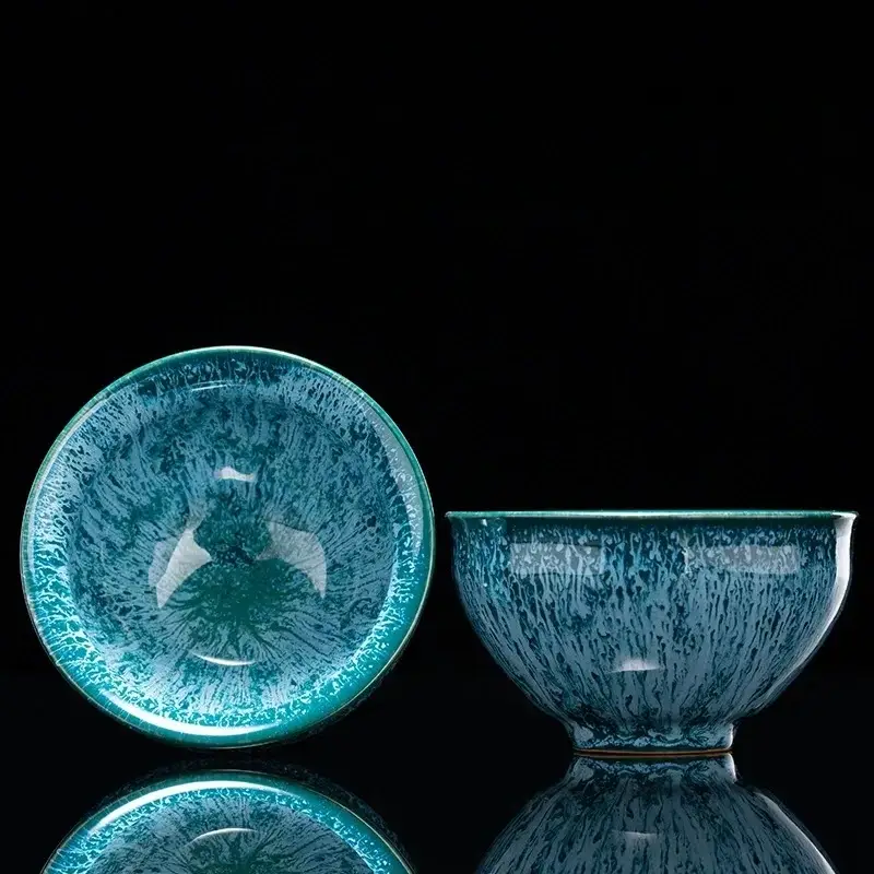 Otterware – wholesale Coffee/tea cup – Handmade Artisanal Tenmoku Glaze Tasting Cup (Single)23