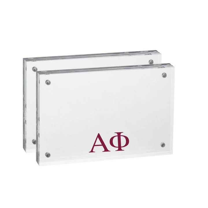 Sarahndipity Shop - Wholesale Picture Frame - Sorority Greek Letter Acrylic Magnetic Frames