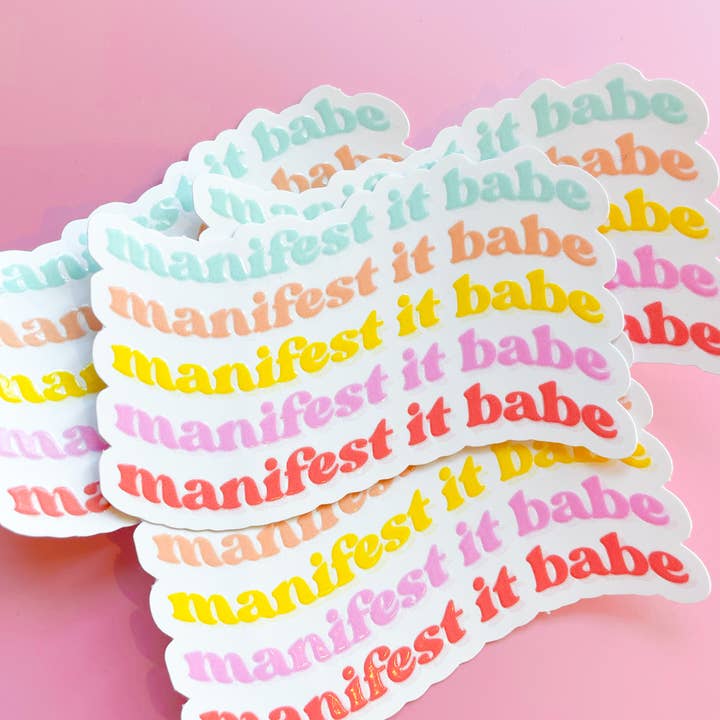 Rock Paper Scissors - Wholesale Sticker - Manifest it Babe Sticker