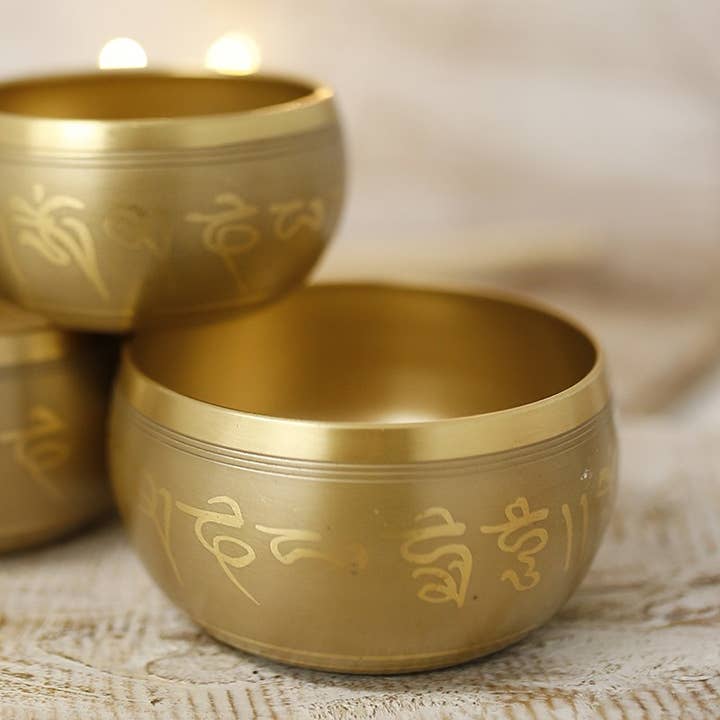 Ethike.eu - Wholesale Meditation Supplies - Buddha - Set of 2 Tibetan bowls3