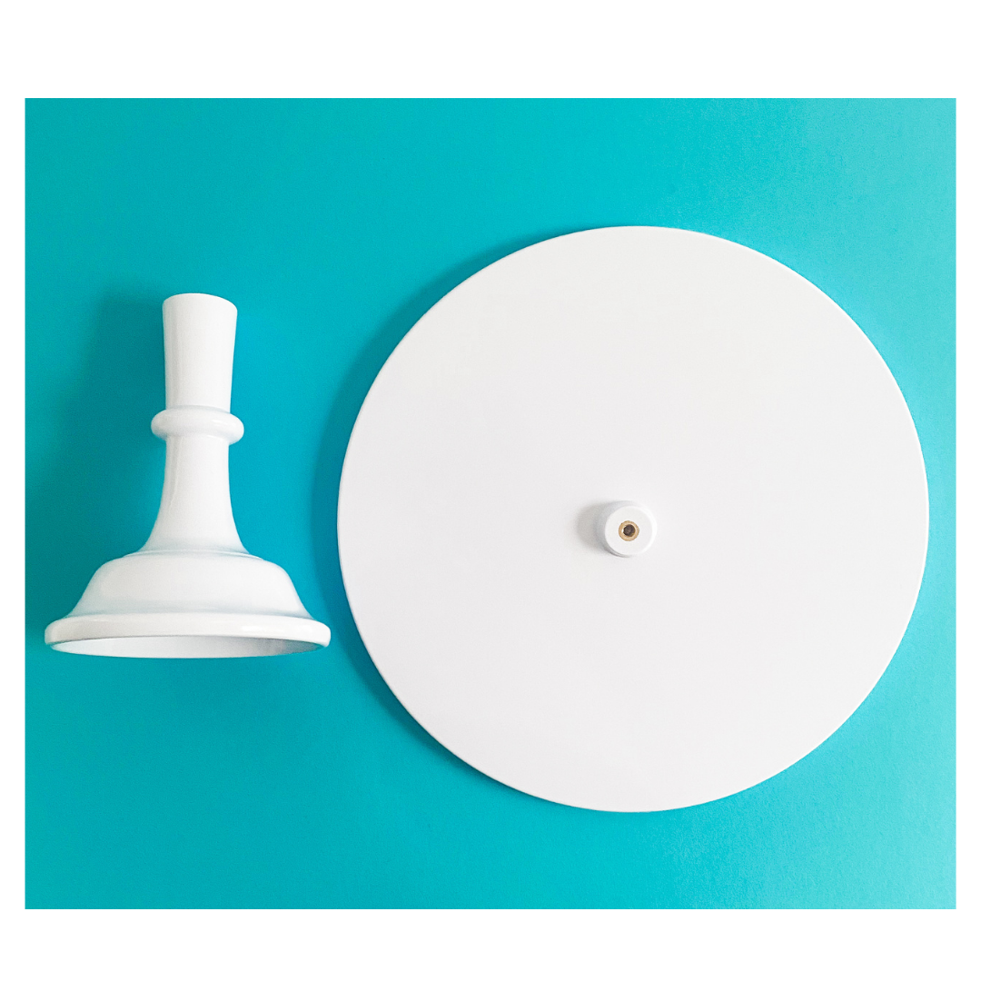 Sprinkles & Confetti Party Supplies - Wholesale Cake Stand - White Melamine Cake Stand | Cupcake Stand | Dessert Display6