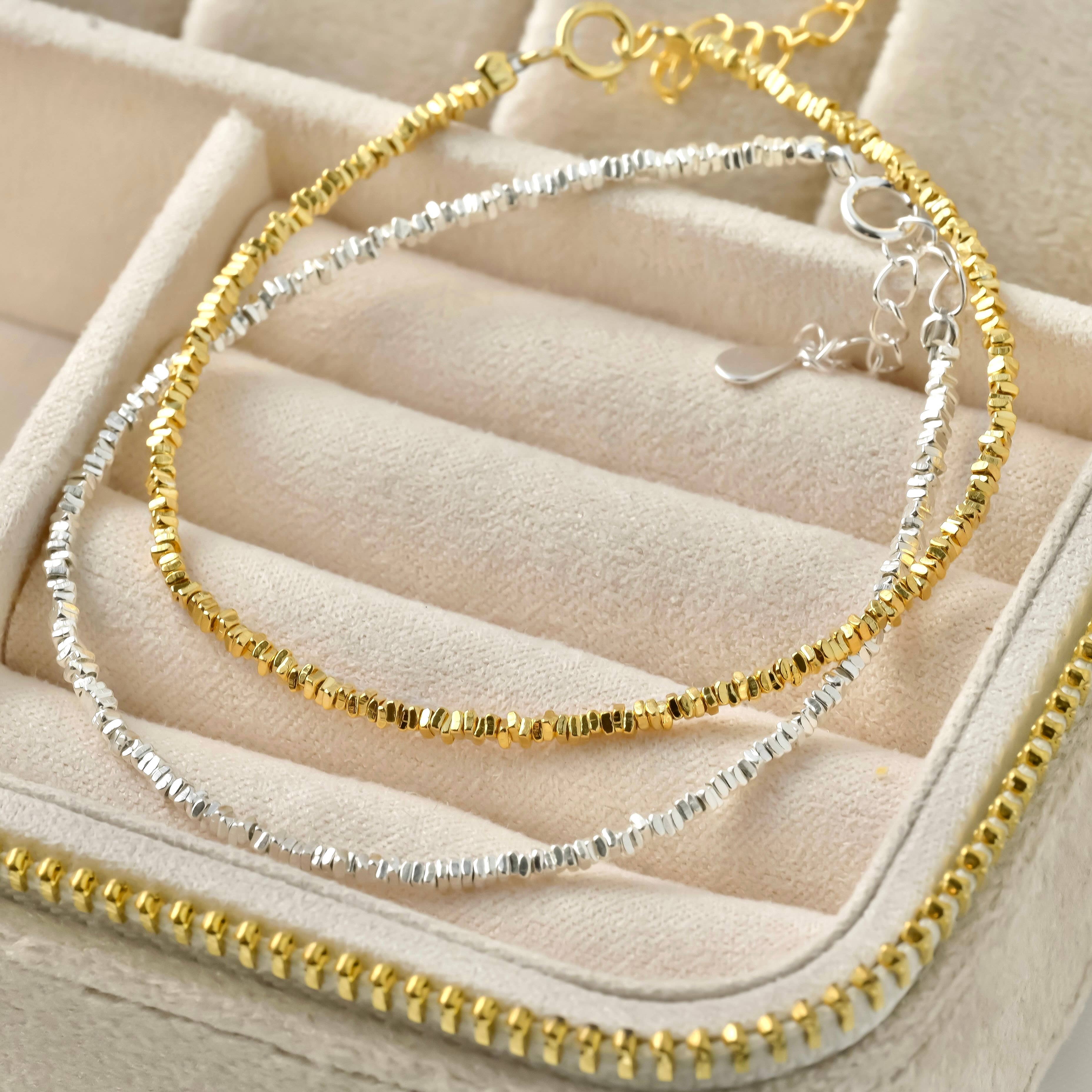 Blueyejewelry - Wholesale Choker/Collar - 925 Sterling Silver Beaded Choker - Silver Bead Necklace1