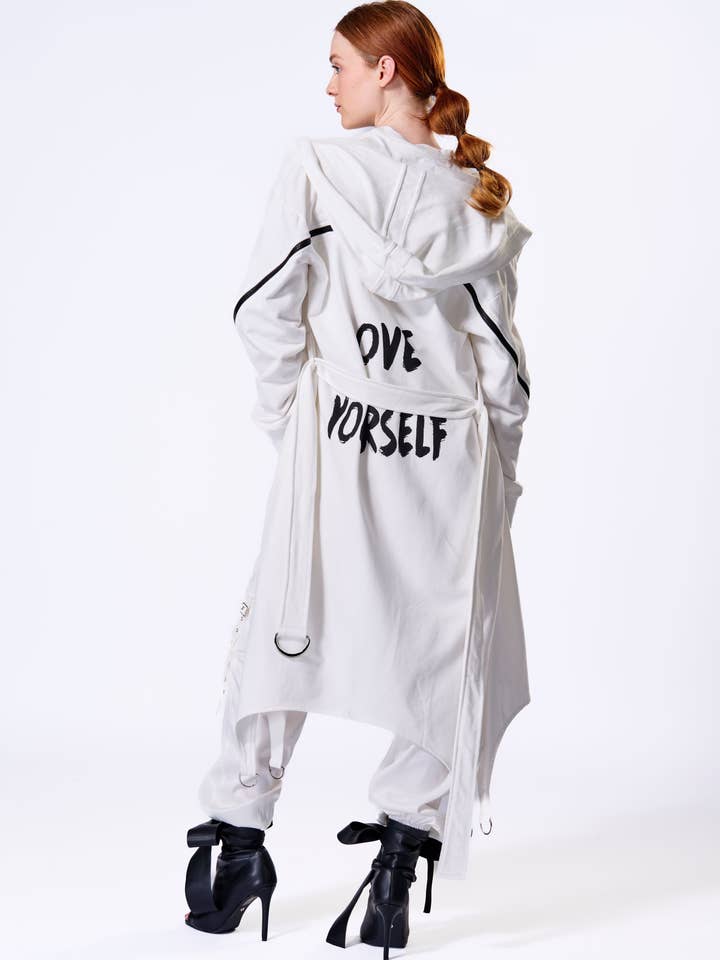 The Fifth Week - Wholesale Jas - Dames - Witte Peek-A-Boo Duster Jas