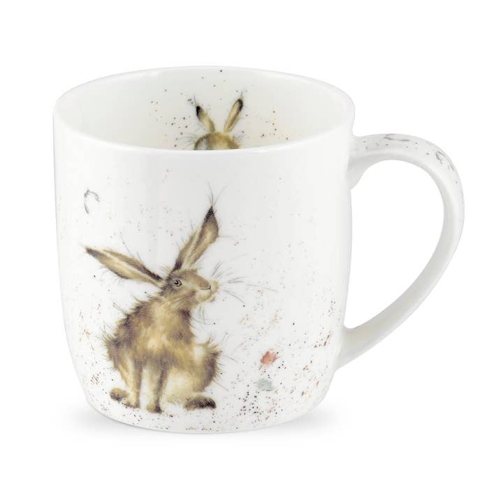Wrendale MUG 14 OZ GOOD HARE DAY for wholesale by Portmeirion, Spode, Pimpernel, Nacthmann, Wrendale Designs