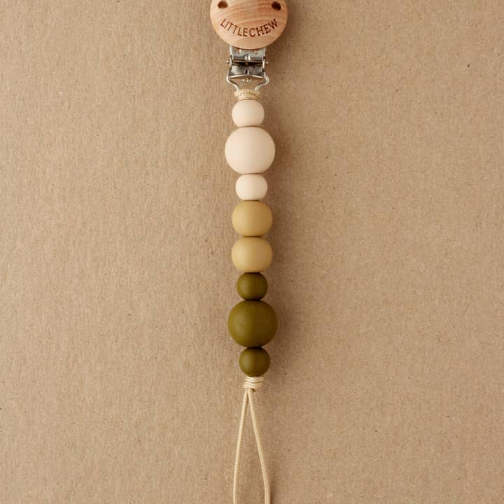 Little Chew - Wholesale Pacifier Clip - Baby - Pacifier Clip - Kira | Moss