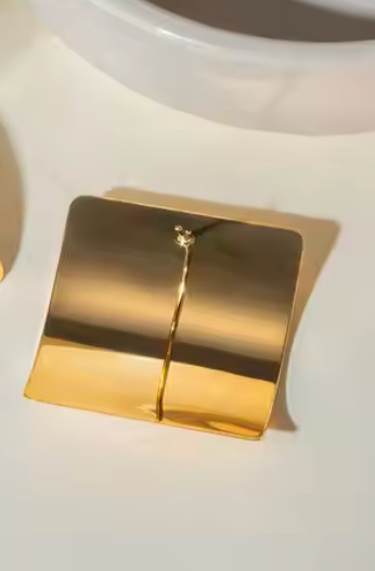 HoopLa – Großhandel Ohrstecker – Statement-Ohrring, Ohrstecker, Ohrring, Stahl, 14 Karat3