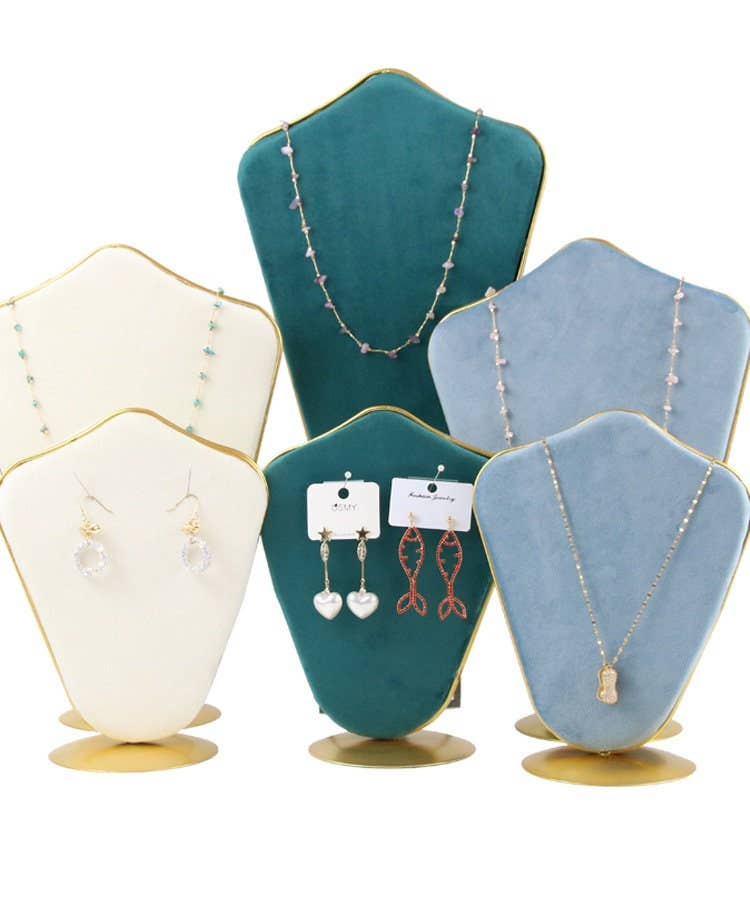 Zakka – Suporte de joias e exposição por atacado – Expositor Reversível Acolchoado em Veludo de Inspiração Vintage de Alta Gama4