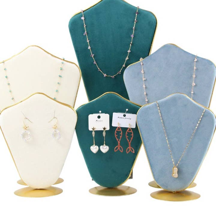 Zakka – Suporte de joias e exposição por atacado – Expositor Reversível Acolchoado em Veludo de Inspiração Vintage de Alta Gama4