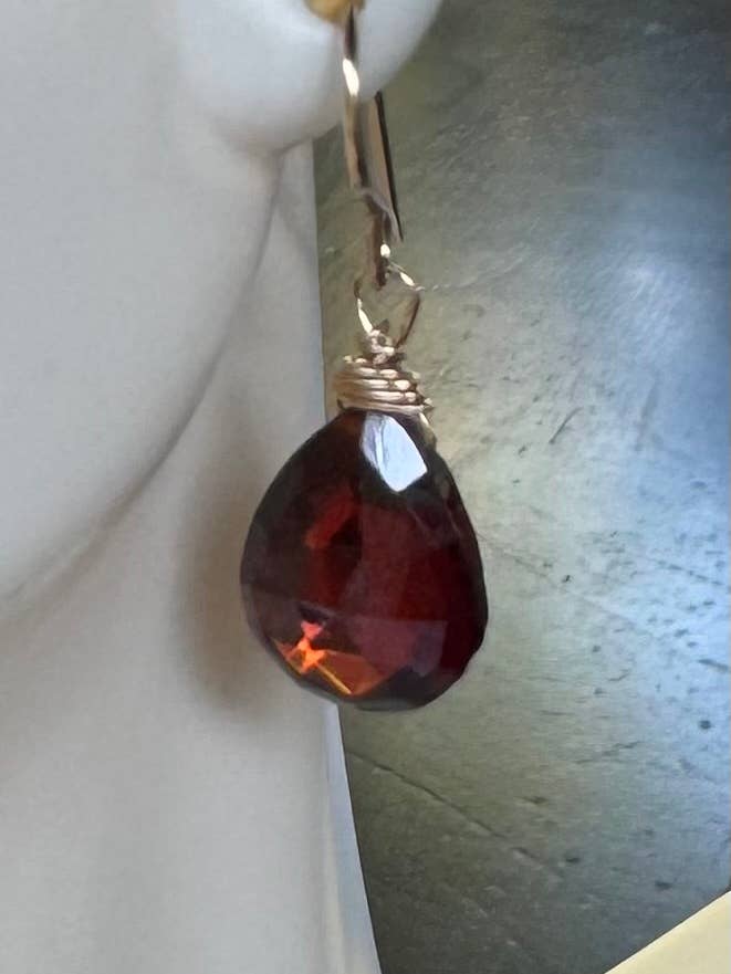 Tear drop on ear wire for wholesale by Judy Brandon Jewelry