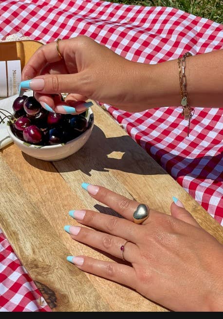 PaintLab - Wholesale Press-On/Fake Nails - PaintLab Baby Blue Press-On Nails0