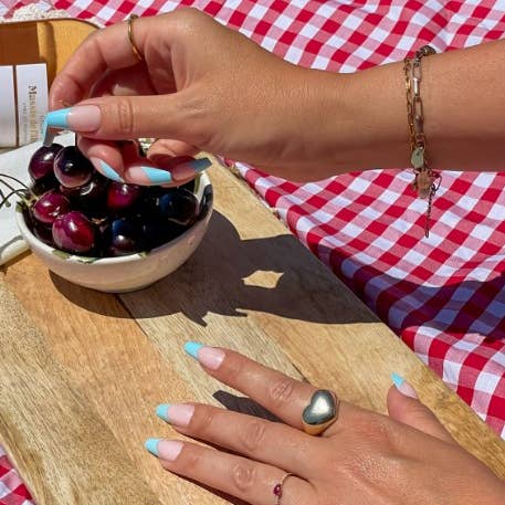 PaintLab Baby Blue Press-On Nails and other Purchase Wholesale 541b. Free Returns & Net 60 Terms on Faire trending on Faire.