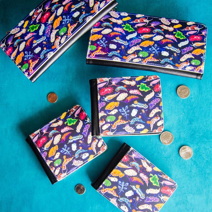 The Slug And Kraken - Wholesale Wallet - Men's - Nudibranchs of the World Small Mens wallet1