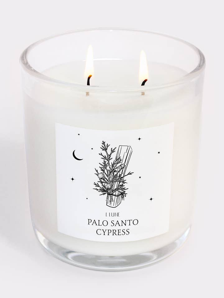 Palo Santo + Cypress for wholesale by L'Lune