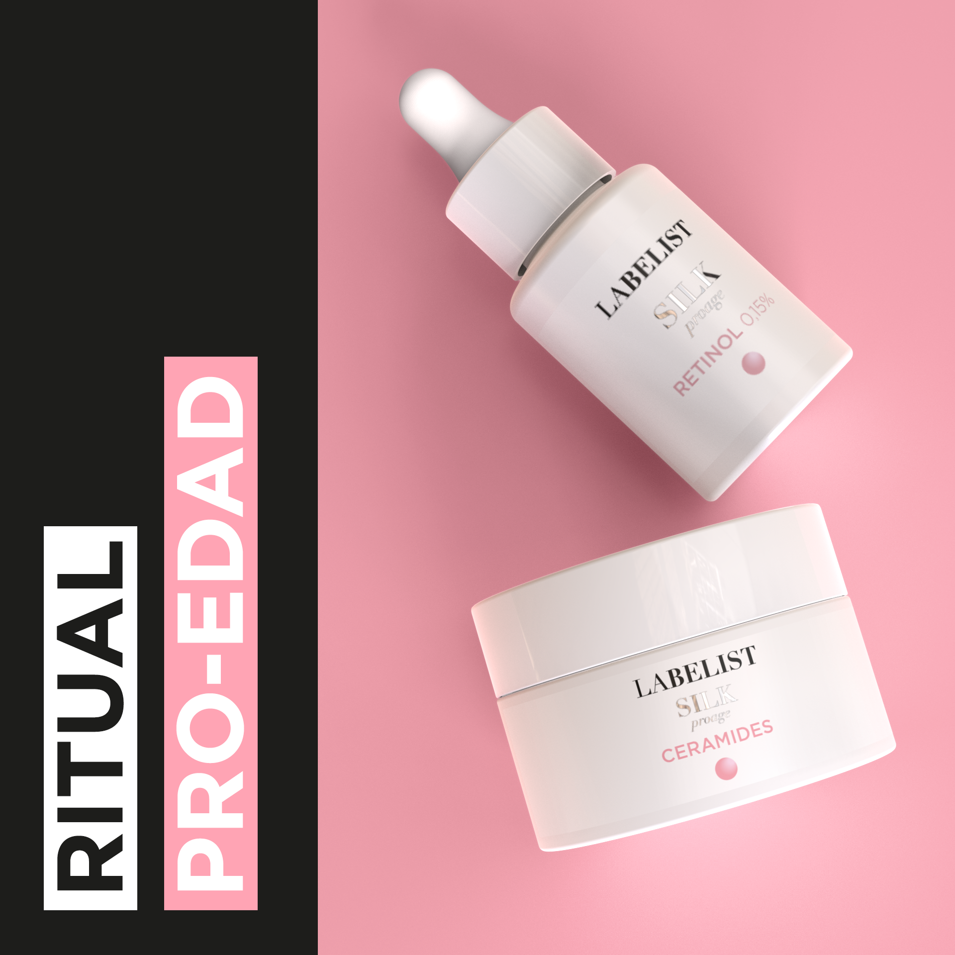 Labelist cosmetics – Engroshandel Anti-aging fugtighedscreme – SILK PROAGE Retinol 0,15% Anti-Aging Behandling til moden hud3