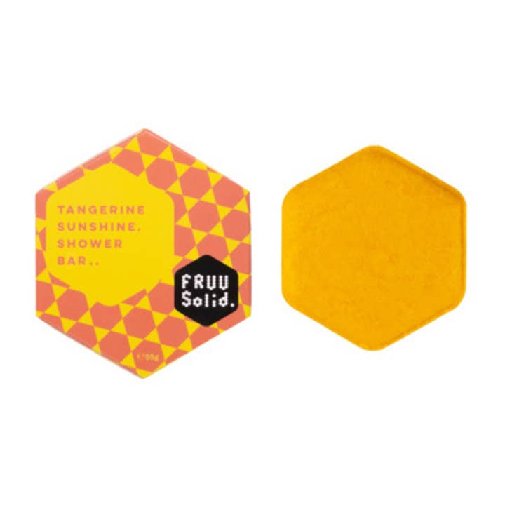 FRUU Tangerine Sunshine. Shower Bar.. for wholesale by FRUU Cosmetics