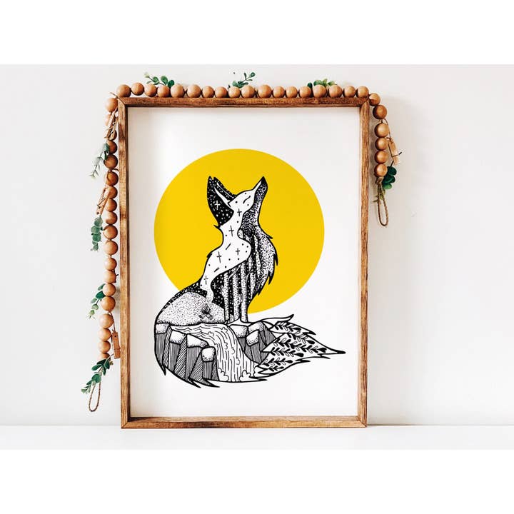 Fox Print for wholesale by Mountain Mornings