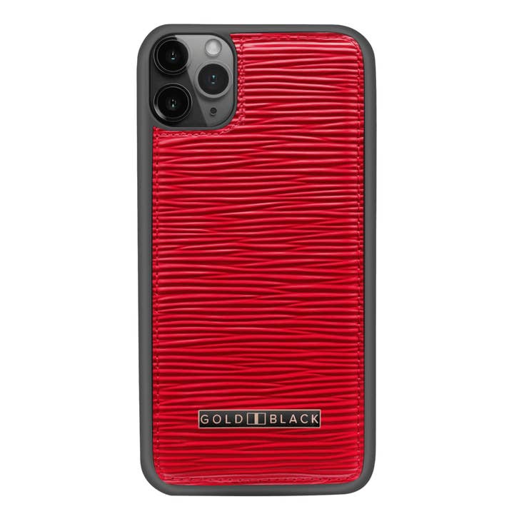 Leren hoesje voor iPhone 11 Pro Max Unico rood voor wholesale door GOLDBLACK