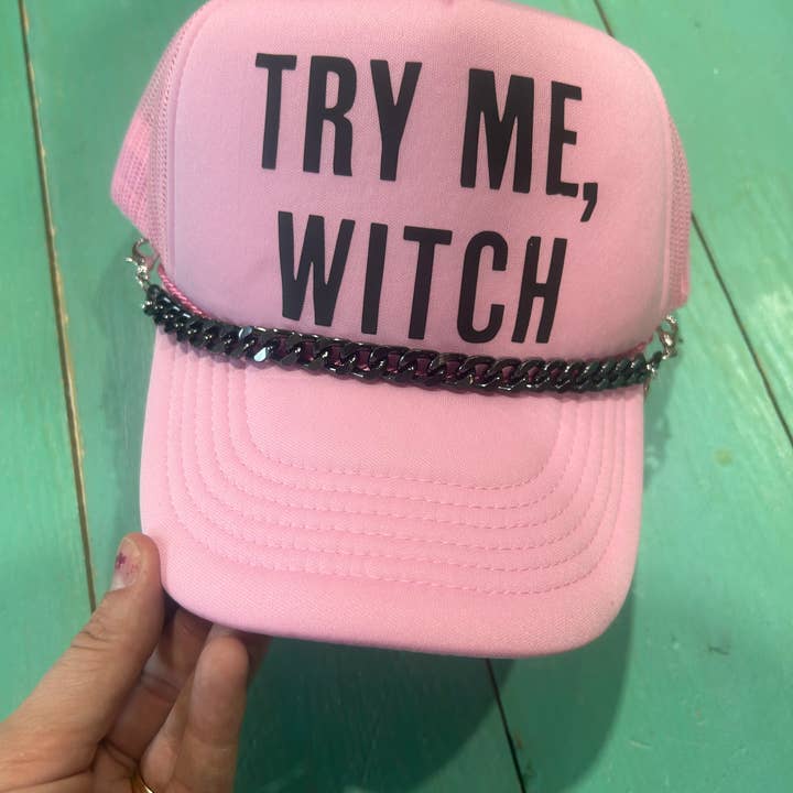 Vibes Hat Company - Venta al por mayor Accesorio para sombrero - Mujer - Cadena para sombreros Spooky Ghost Trucker | Sombrerero | Gorras de Halloween2