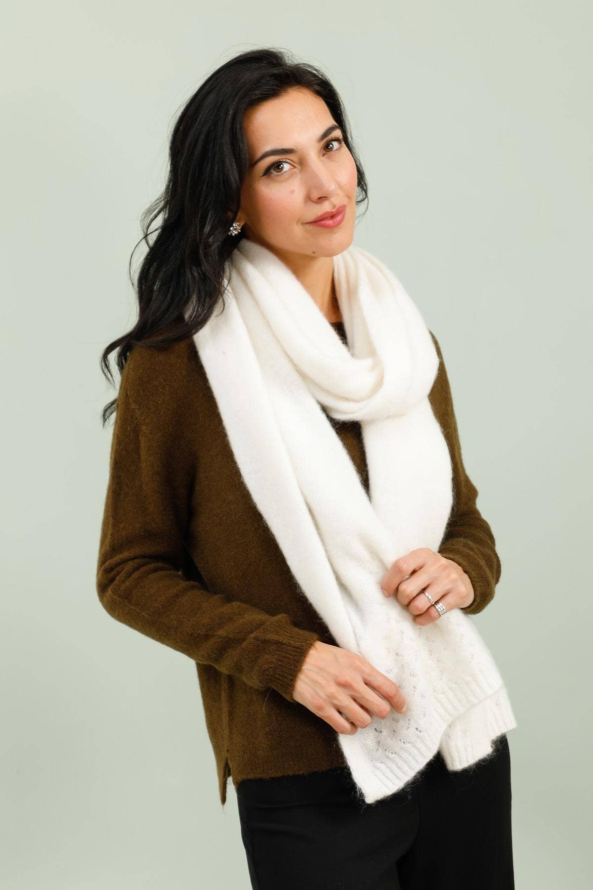 NAÏS PARIS – Großhandel Schal – Damen – Schal aus Ziegenmohair und Merinowolle3