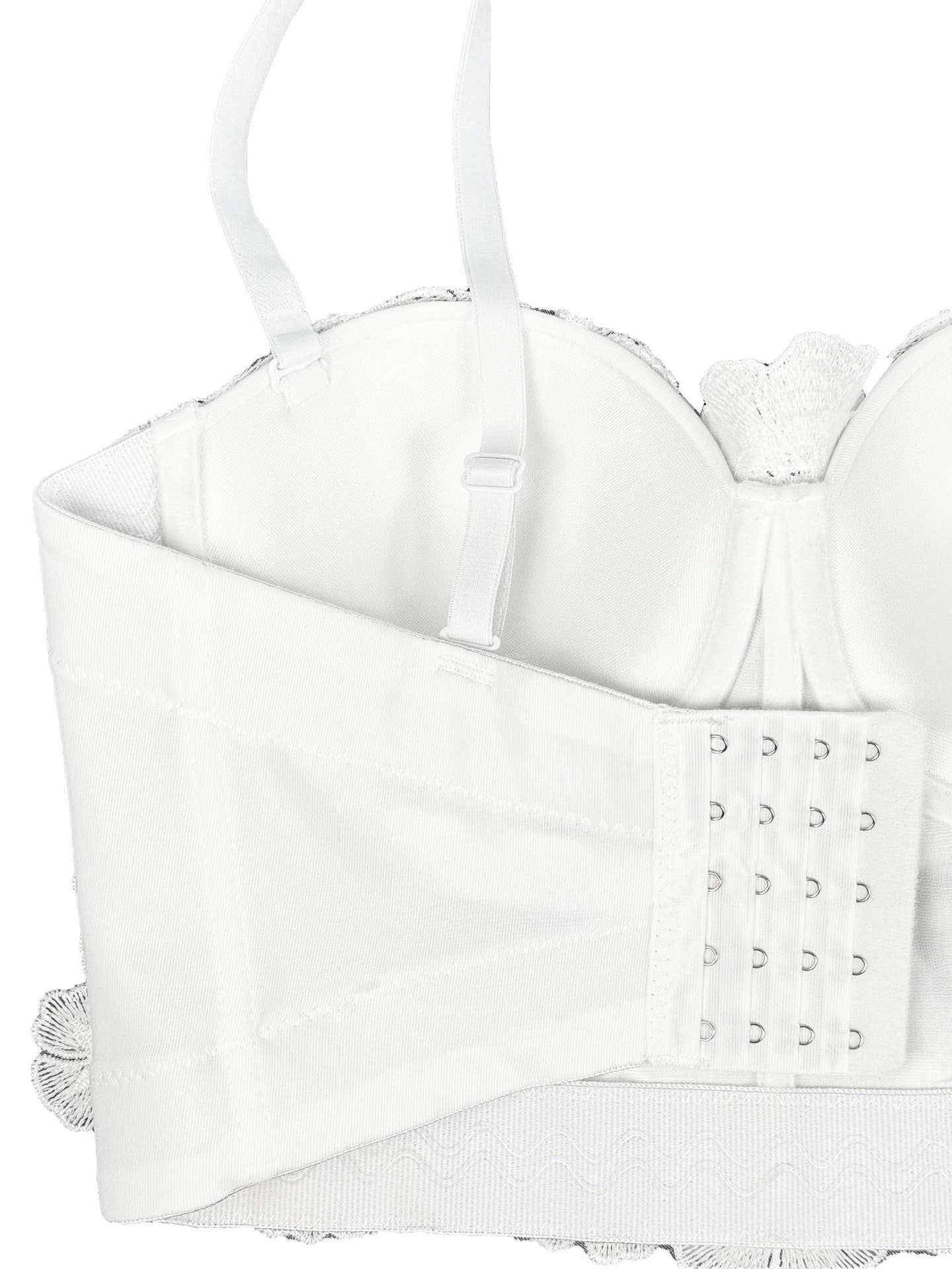 Productseeker – Großhandel Korsett – Damen – 29Y Dreidimensionales Florales Diamant-Trägertop mit Hosenträger19