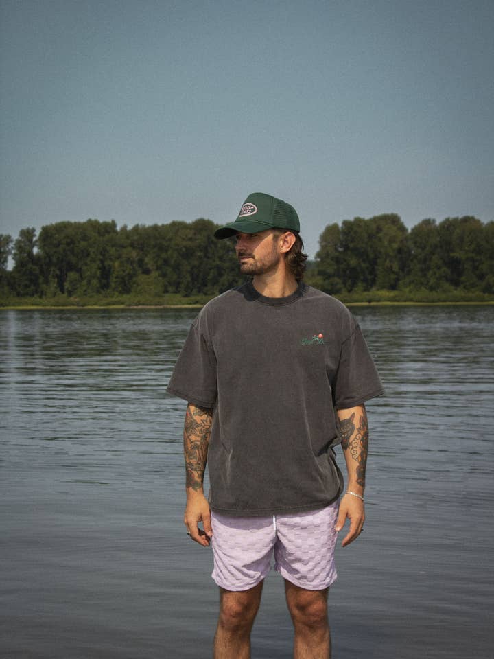 Venice Terry Cloth Shorts - Lavender for wholesale by Good Days