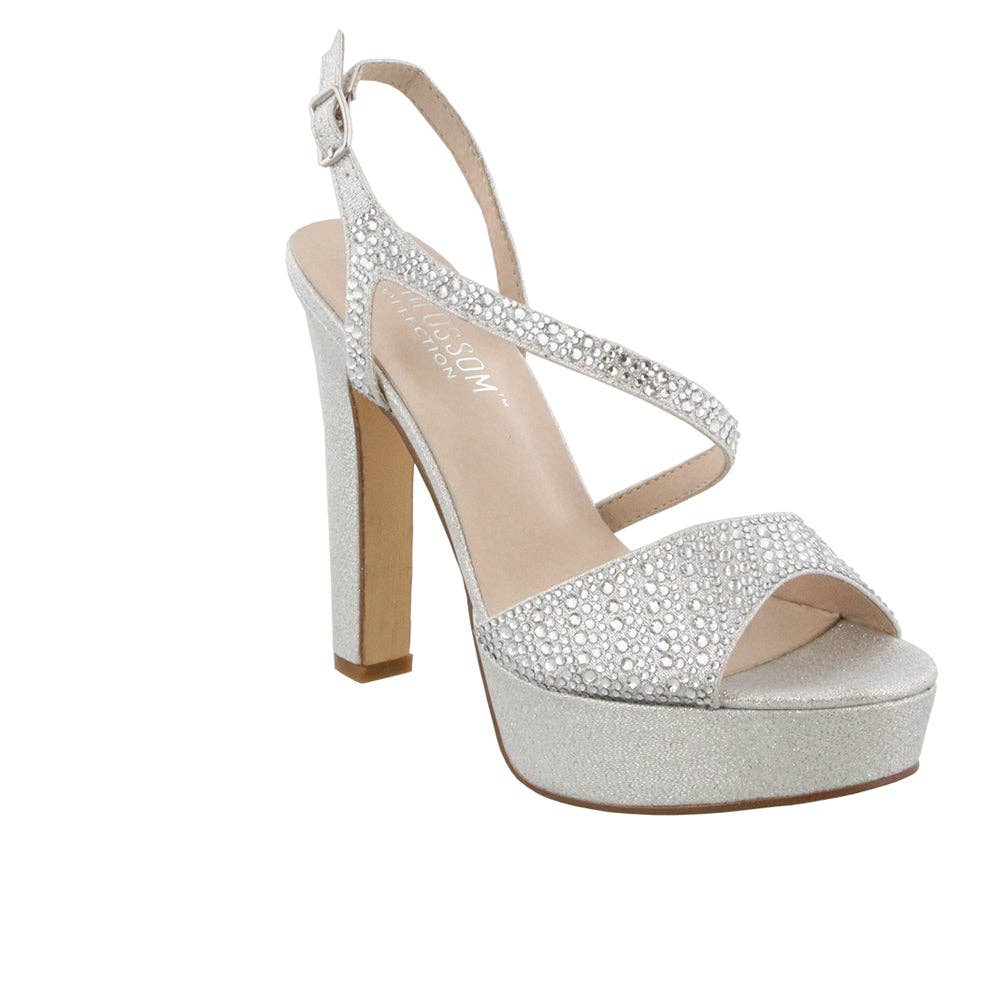 De Blossom Collection – wholesale Högklackade skor - Dam – Plattform Rhinestone Festklackar3