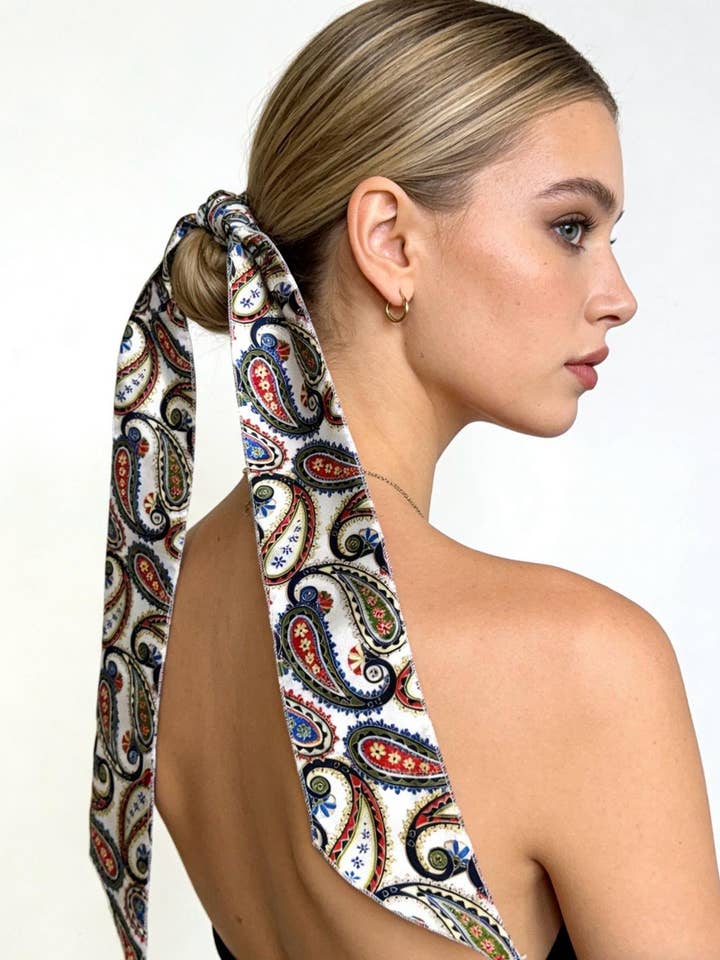 D2026-96-97 Bandana-mönstrat tryckt sidenband för wholesale av LINETA