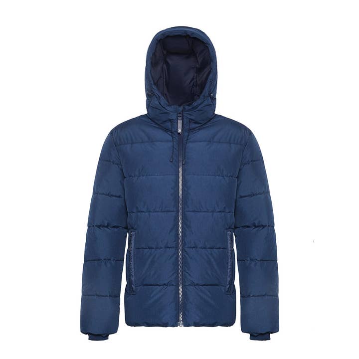 Rokka & Rolla, Inc - Wholesale Puffer Jacket - Men's - Men's Thermal Line Coat Reflective Heavy Puffer Jacket