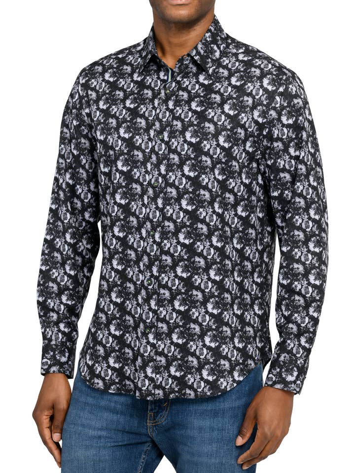 Classic Floral Long Sleeve Shirt for wholesale by Society of Threads