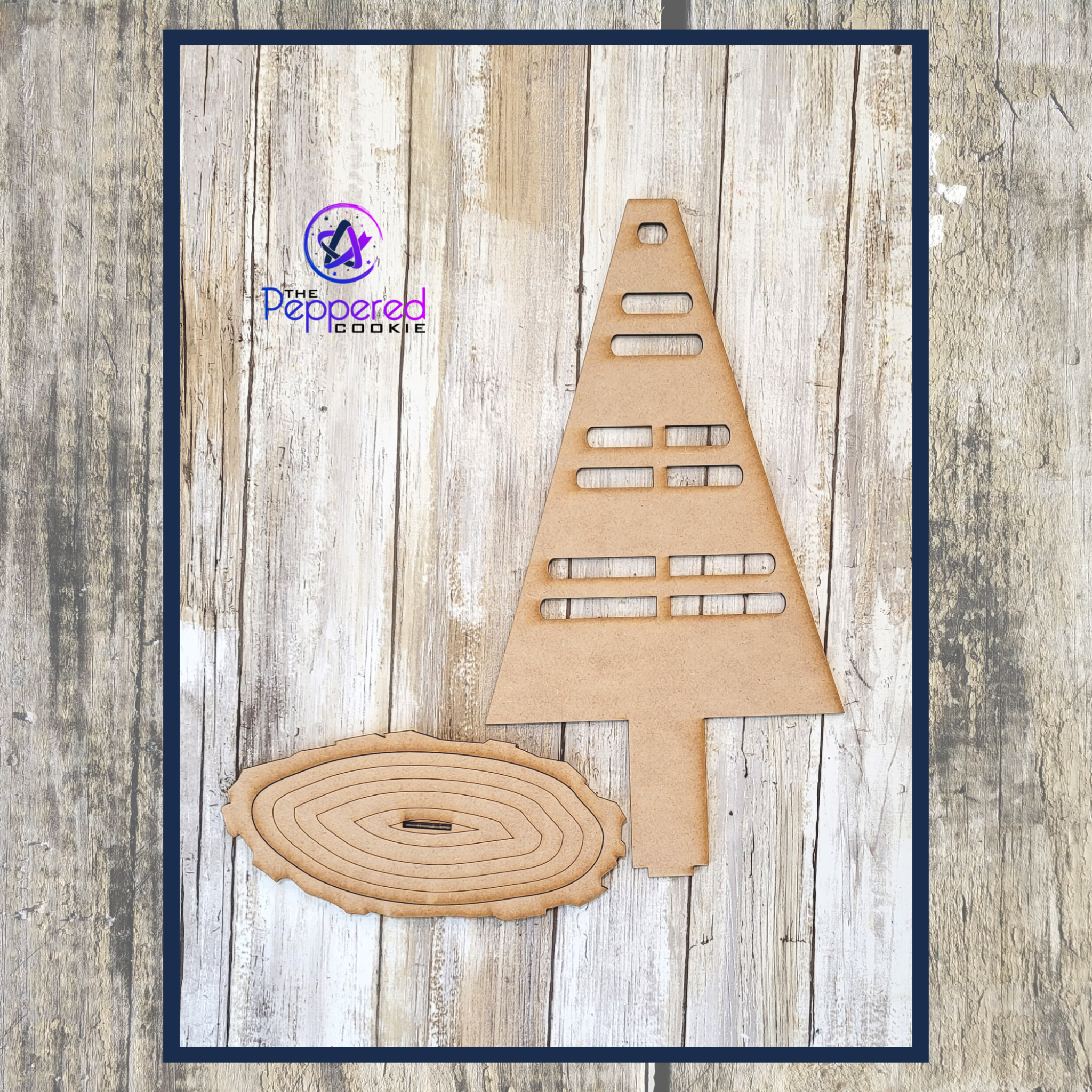 The Peppered Cookie - Wholesale DIY Craft Kit - Home Decor - Rag Tie Tree UNFINISHED1