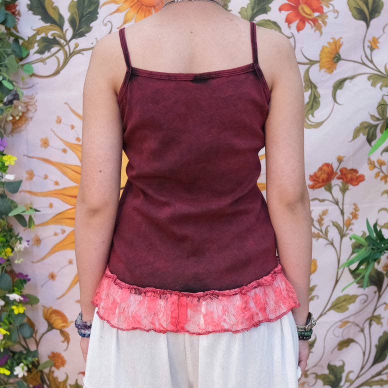 Karma Nepal Crafts - Vendita all'ingrosso Corsetto - Donna - Top in pizzo con corsetto boho4