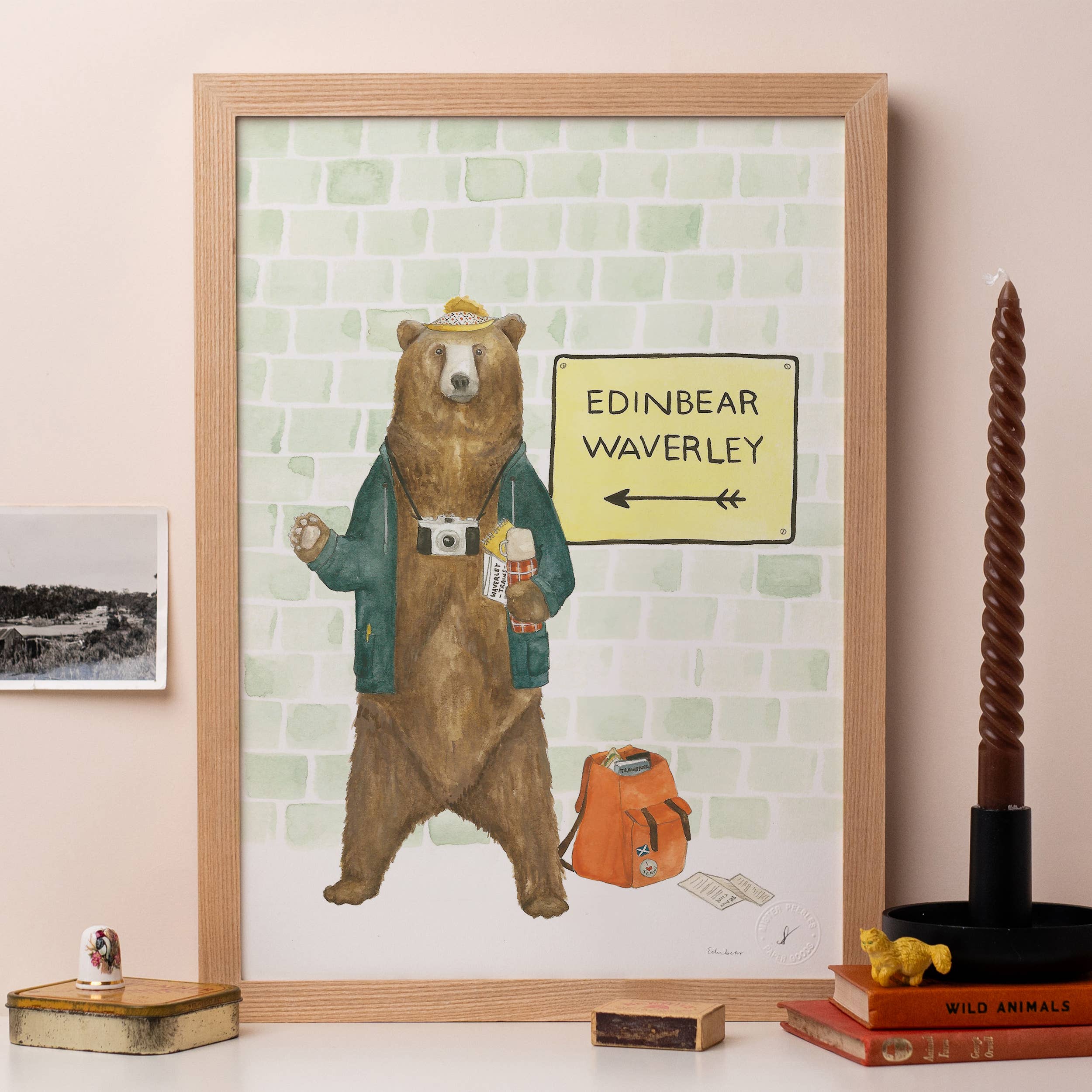 Mister Peebles - Wholesale Art Print - Edinbear Waverley Print1
