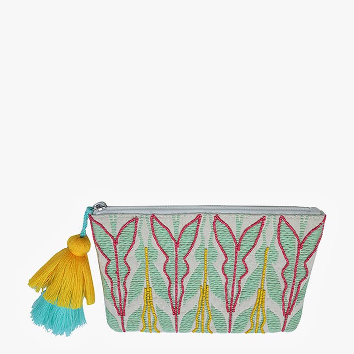 Jen & Co. – wholesale Pouch – Women’s – CS2162 Faith Printed Cotton Pouch w/ Fringe5