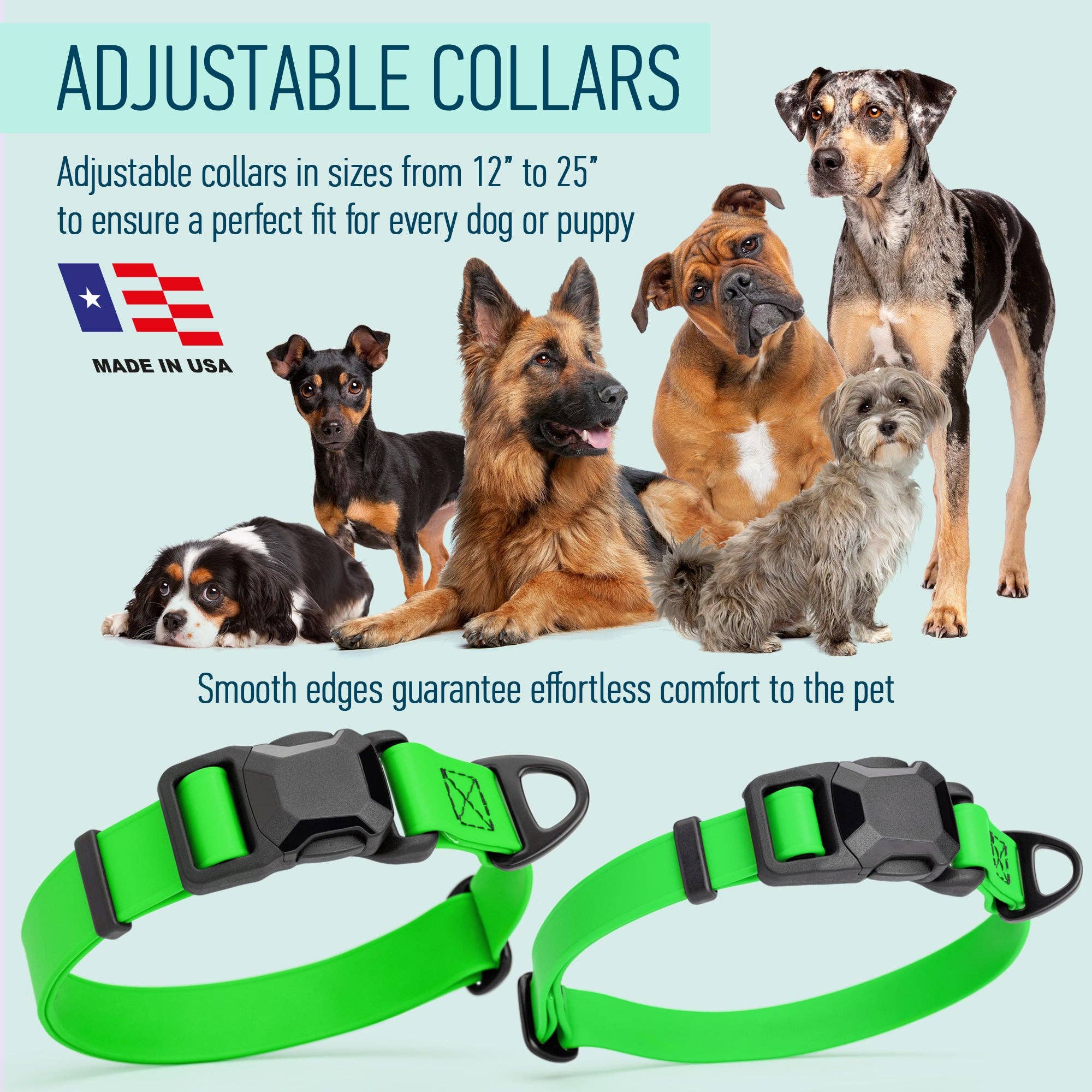 Dogline - Wholesale Pet Collar - Dog - Biothane Waterproof Dog Collar with Magnetic Quick Release Buckle41