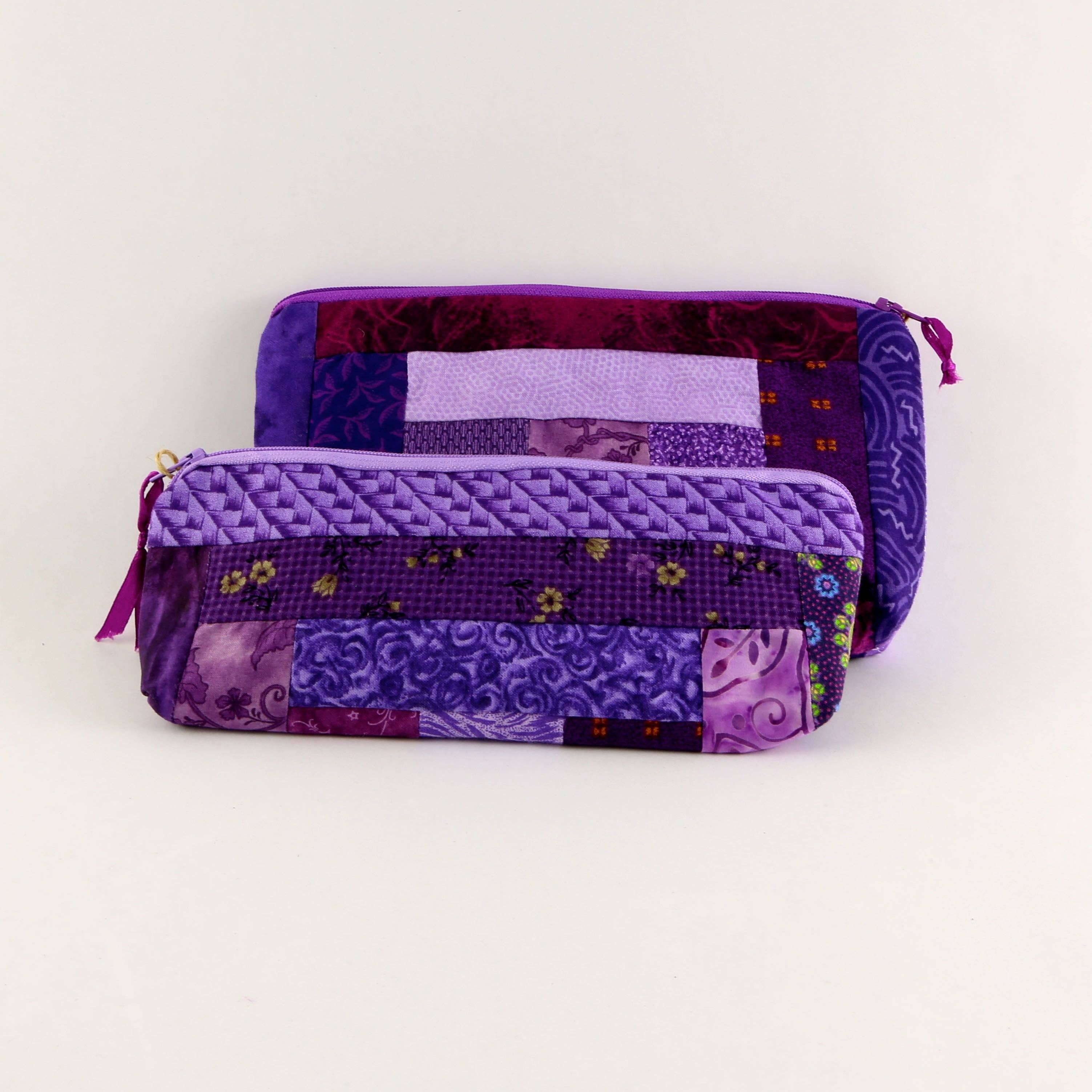 Atizan Goods by PeaceQuilts - Wholesale Pouch - Women's - 'Kwilt Fou' Quilted Zipper Pouch Set6