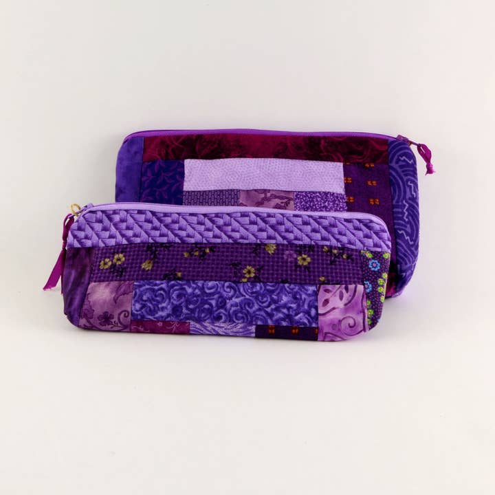 Atizan Goods by PeaceQuilts - Wholesale Pouch - Women's - 'Kwilt Fou' Quilted Zipper Pouch Set6