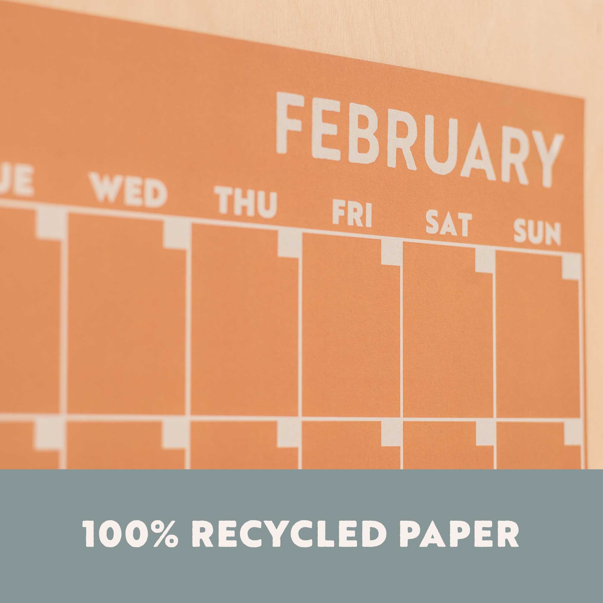 Good Tuesday (Once Upon a Tuesday) - Wholesale Planner - A4 Monthly Undated Wall Planner | 12 Pages | Surf2