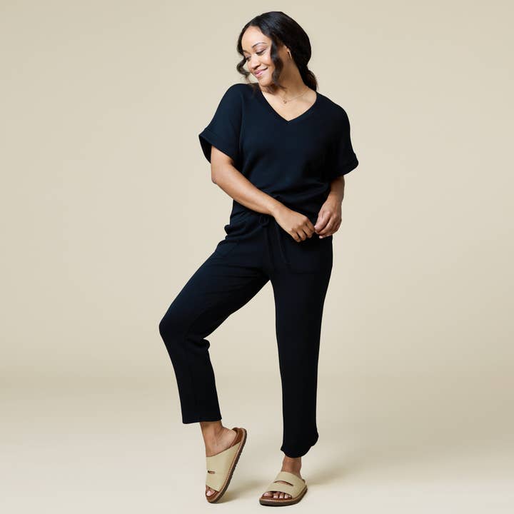 Softies - Wholesale Lounge Set - Women's - PureDream V-Neck Athleisure Lounge Set