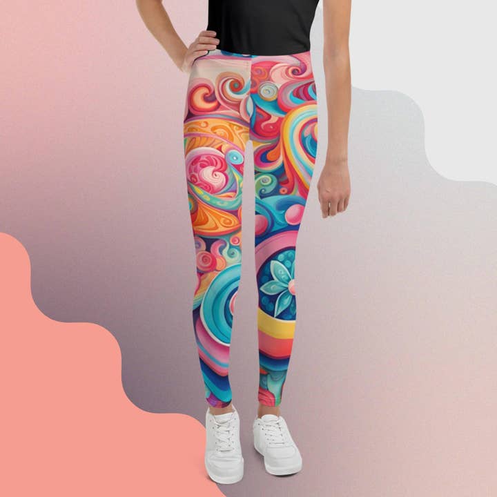 Leggings per ragazzi Inner Child per la vendita all'ingrosso da parte di Heartspace Art