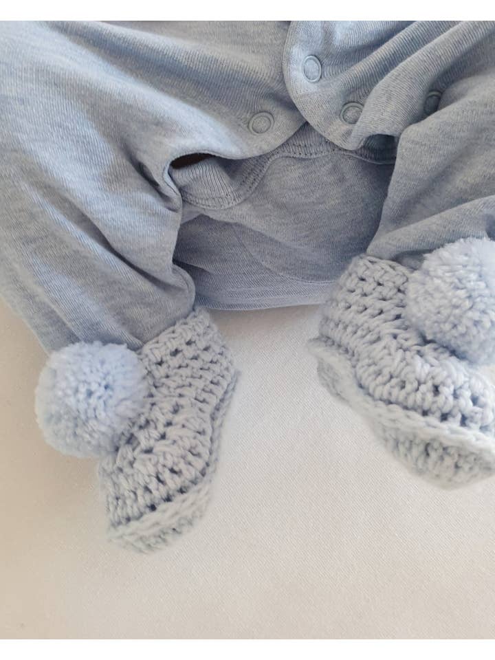 Baby Raspberry - Vendita all'ingrosso Stivaletti - Neonati - Stivaletti con pompon all'uncinetto