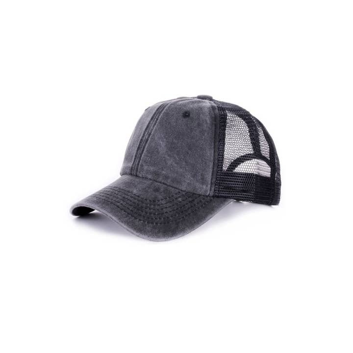 42POPS - Wholesale Baseball cap – Women's - `.Vintage Washed Trucker Hat Baseball Cap21