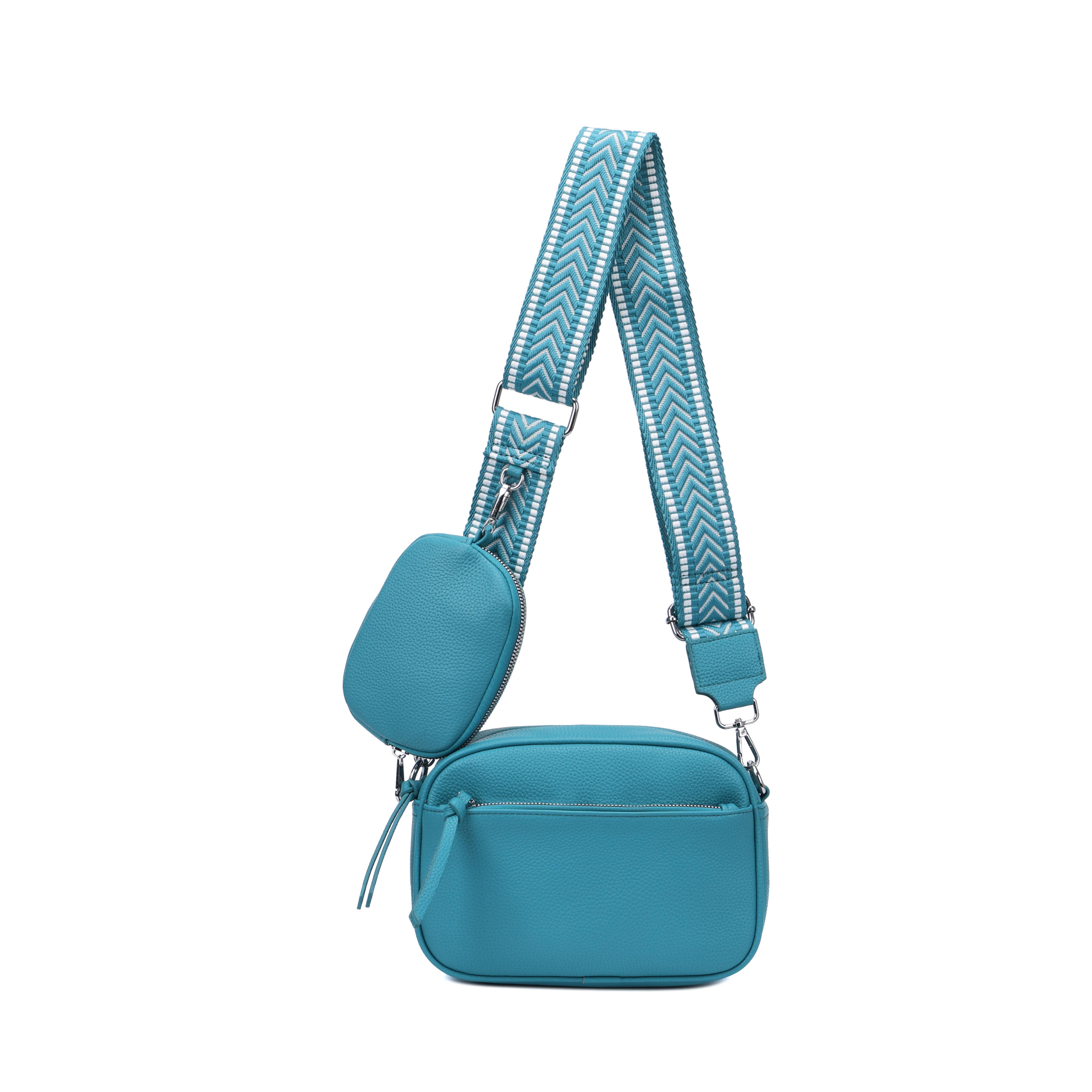 LINETA - Wholesale Crossbody Bag - Women's - L-6020-25 Shoulder bag + small bag with handle7